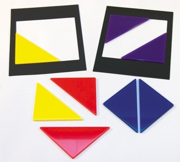 Lucite Triangle Set