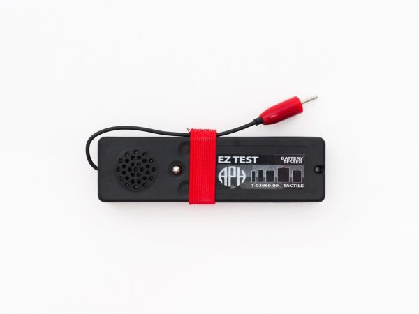 EZ Test Battery Tester Audio Tactile Feedback With Cable Tie