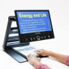Jupiter Portable Magnifier Demonstrating Use