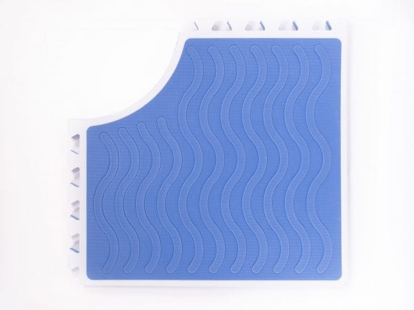 Reach and Match Learning Kit Blue Sensory Mat Textured Side