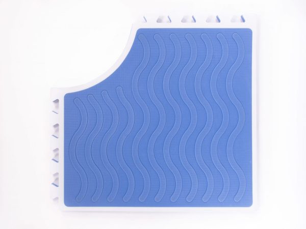 Reach and Match Learning Kit Blue Sensory Mat Textured Side