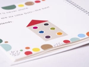 Six Little Dots Book Interior Close Up