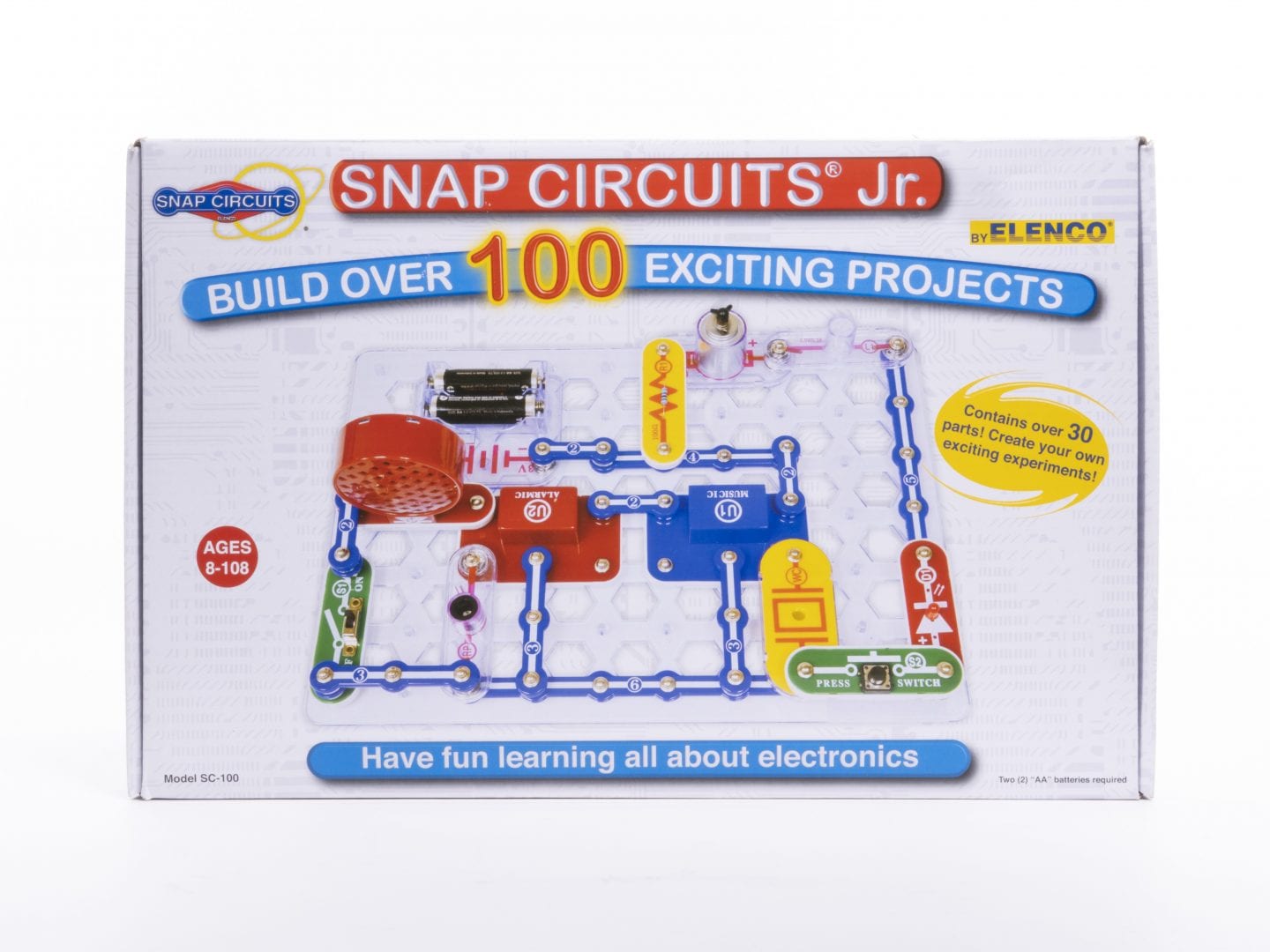 SNAP CIRCUIT HOME LEARNING ELECTRONIC FUN W/CASE