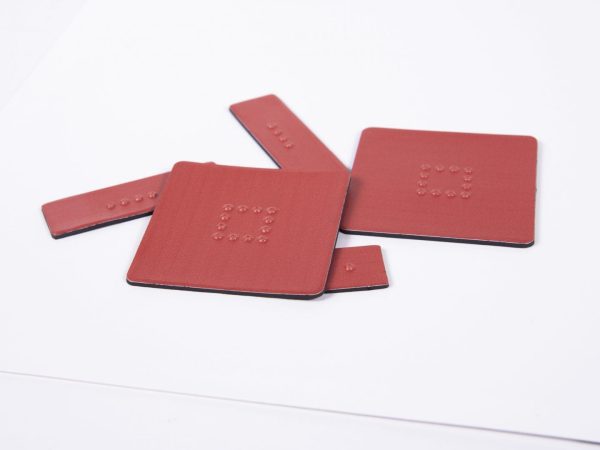 Tactile Algebra Tiles Close up Two