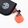 Topaz filters glasses junior clip on with case