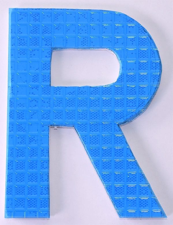 feel n peel letter R