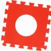 A red interlocking foam square.