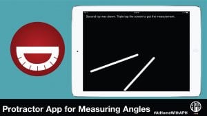 a graphic of he Draw2Measure logo and an illustration of a tablet. text reads