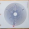 a Finger Walks tactile labyrinth circle shape