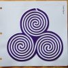 a Finger Walks tactile labyrinth with three circles