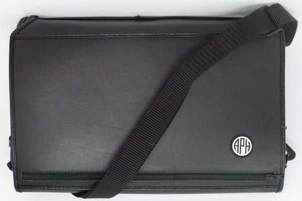 Mantis Q40 Executive Leather Case Front