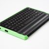 Mantis Q40 angled view in green TPU case