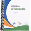 Spiral bound Woodcock-Johnson IV Administration Guide and Resource Manual for braille kit