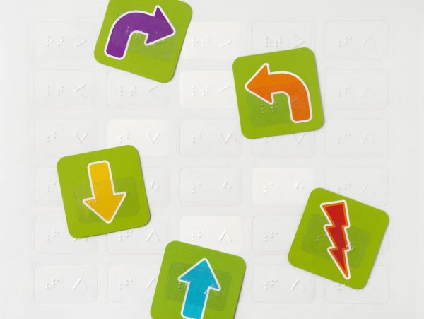 code and go mouse coding cards with arrows and lightning bolt