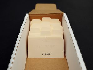 Music Braille Flash Cards in box