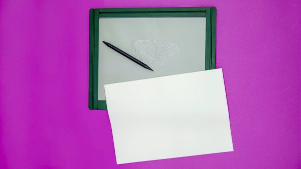 Tactile Drawing Film with Draftsman and stylus