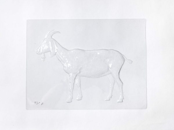 goat translucent puzzle piece