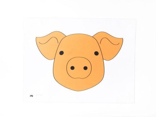 pig translucent puzzle pieces