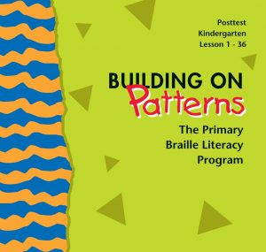 Cover of Building on Patterns Kindergarten Post-test Lessons 1 to 36