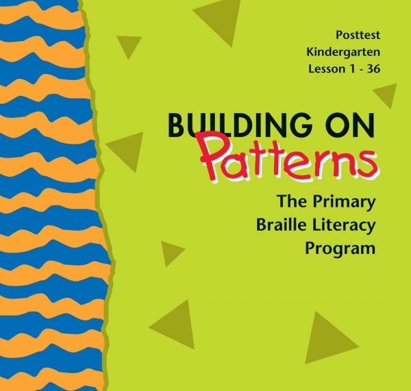 Cover of Building on Patterns Kindergarten Post-test Lessons 1 to 36
