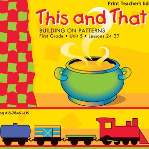 Cover of Building on Patterns First Grade Teacher's Edition Unit 5 Lessons 24-29