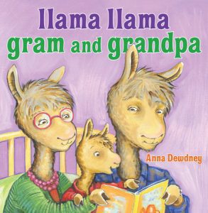 Llama Llama Gram and Grandpa book cover.