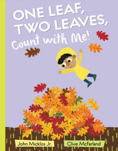 One Leaf, Two Leaves, Count with Me! book cover.