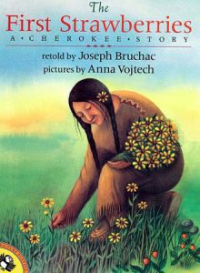 The First Strawberries book cover.