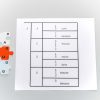 One sheet of the Genetic Code in large print and braille with a nucleotide triplet (AUG).