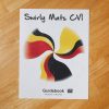 Swirly Mats CVI Guidebook on a wooden surface. Yellow, black, and red swirly mats are shown on the cover of the guidebook.