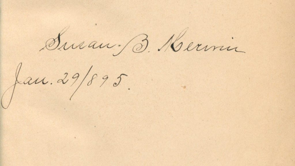 A signature on aged paper that says