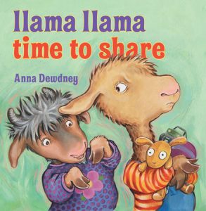 Llama Llama time to share book cover.