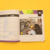 Sensing and Learning on a yellow background opened to pages 96 and 97. Page 96 shows a 4x5 chart with the following columns: Learner’s Steps, Accommodation Supports, Embedded Goals Zone: Function, and Documentation. Page 97 is opened to Chapter 10 – Assessments and Teaching Tools, which shows an image of a young learner turning pages on her electronic book by tapping a switch to her cheek