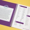 Quick Check Index of Literary Braille Signs Print edition opened to show a contraction list for words that being with A through C.