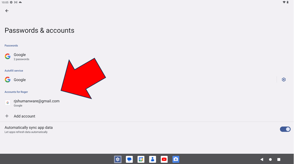screenshot illustrating instructions in step 1