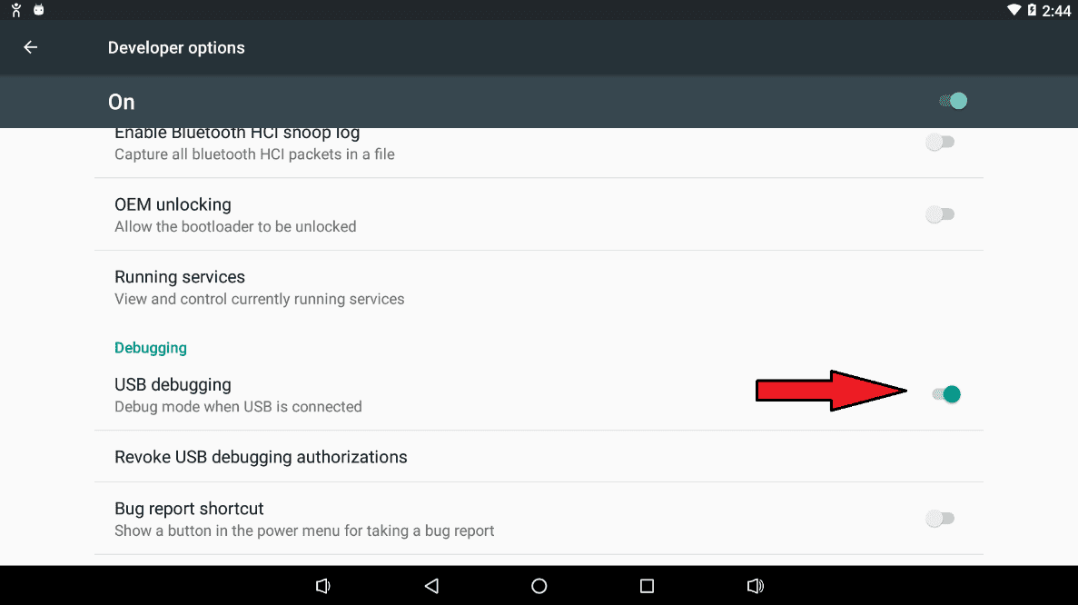 screenshot illustrating instructions in step 5