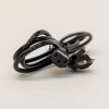 The PageBlaster Power Cord wrapped up. In focus are the plug and connector for the power cord.