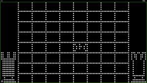 The Interactive Rook Movement Practice screen from the Monarch Chess app. A tiny Rook piece appears on the square that is fourth from the bottom of the board and fifth from the left side of the board. A large white Rook piece sits beside the bottom left corner of the chessboard, and a large black Rook piece sits beside the bottom right corner of the chessboard.