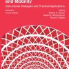 The red cover of Foundations of Orientation and Mobility, Volume II: Instructional Strategies and Practical Applications, fourth edition. The editors are listed on the right side underneath the title. The bottom half of the cover features a geometric graphic of interwoven lines forming circles and squares.