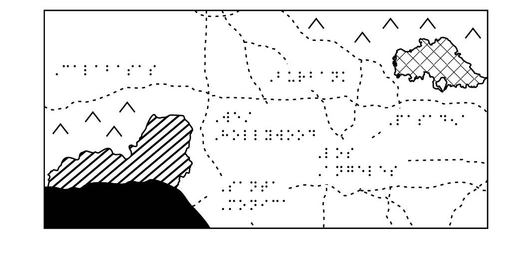 Map depicting the 2025 Eaton and Palisades Los Angeles Fires