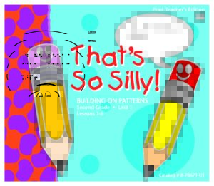 Cover of BOP Second Grade unit 1 print teacher's edition.