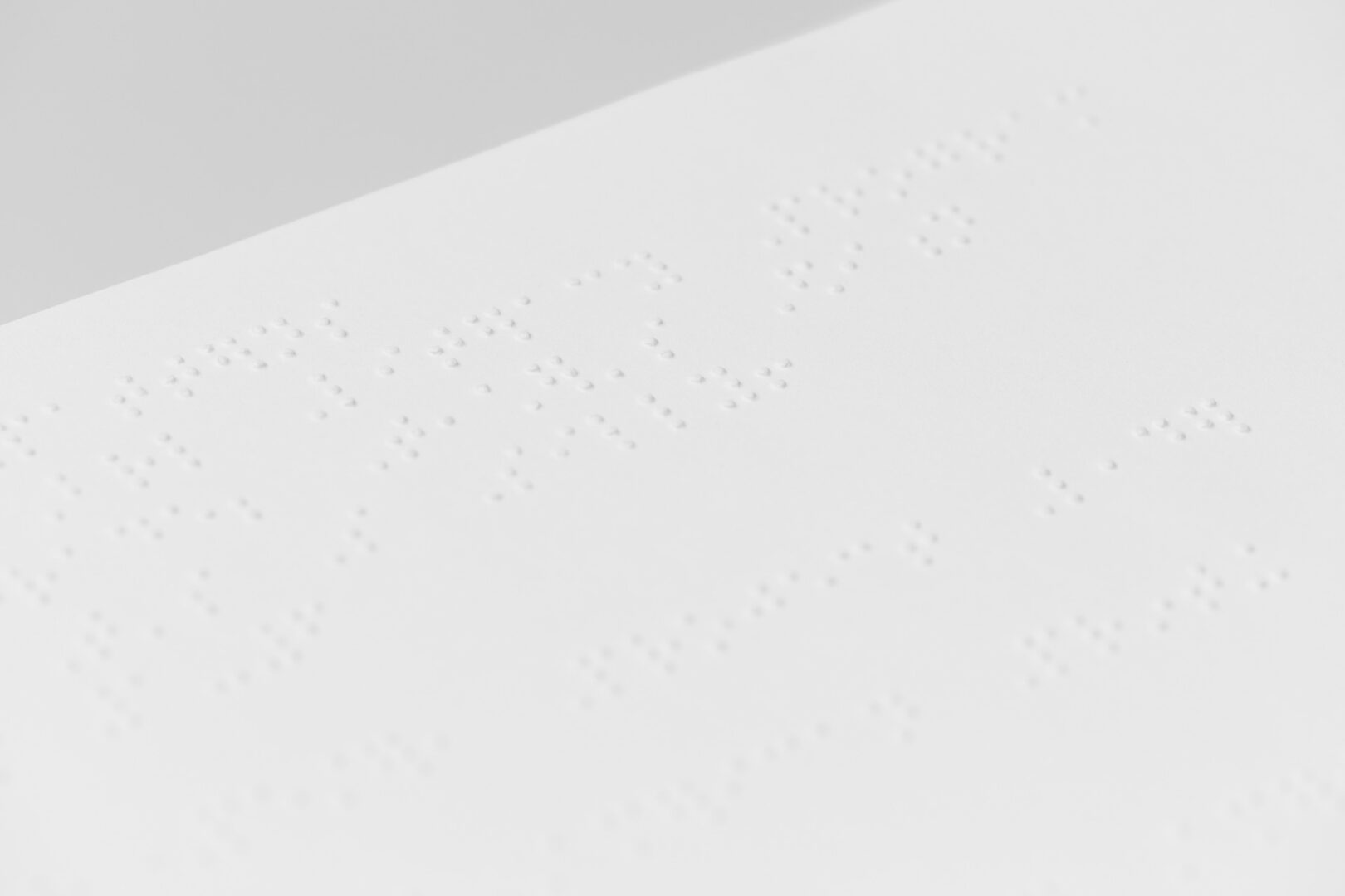 A close up of the braille for the BOP 2nd Grade unit 1 teacher kit
