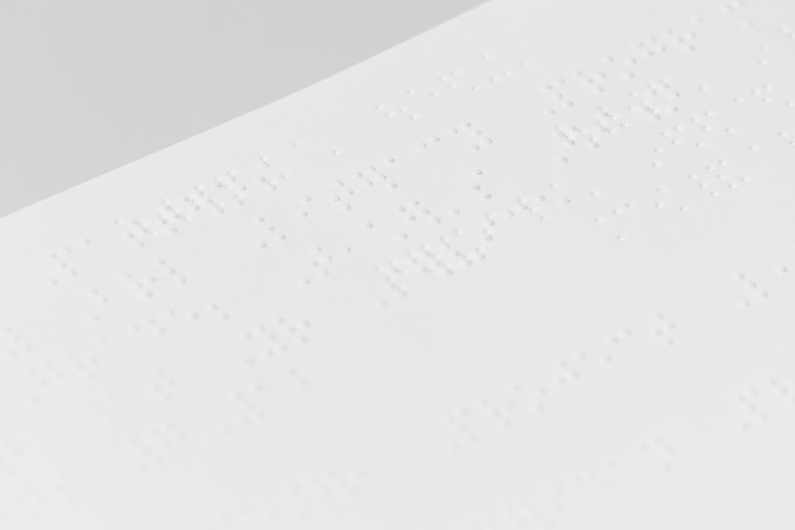 A close up of the braille for the BOP 2nd Grade unit 2 teacher kit