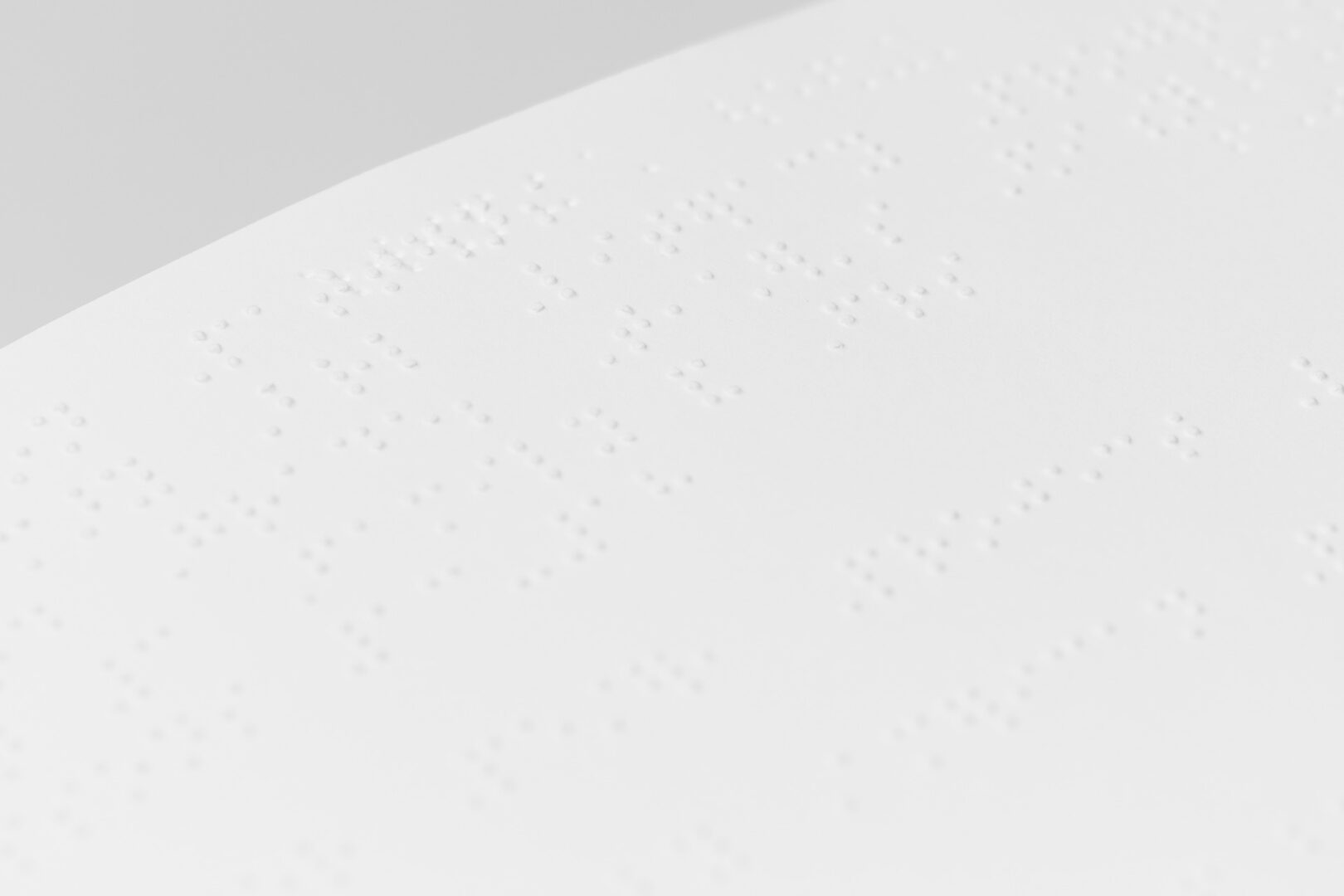 A close up of the braille for the BOP 2nd Grade unit 3 teacher kit