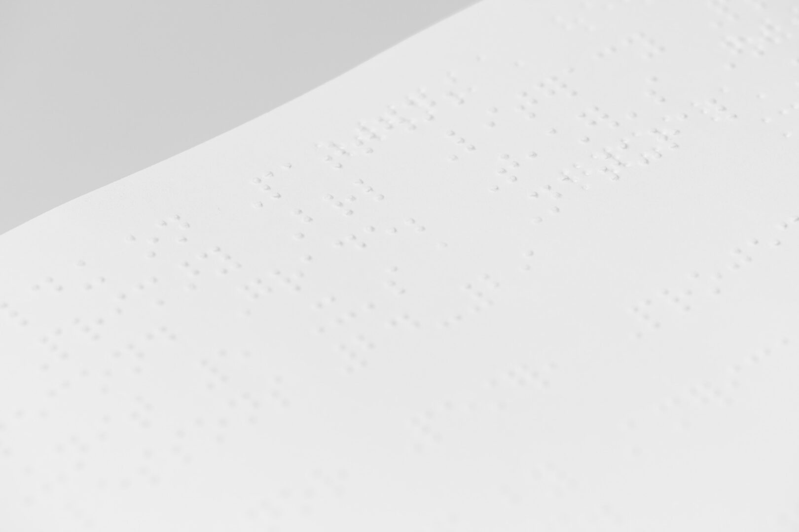 A close up of the braille for the BOP 2nd Grade unit 5 teacher kit